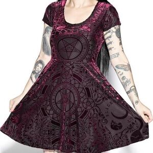 Blackcraft Cult “Baroque” Velvet Dress